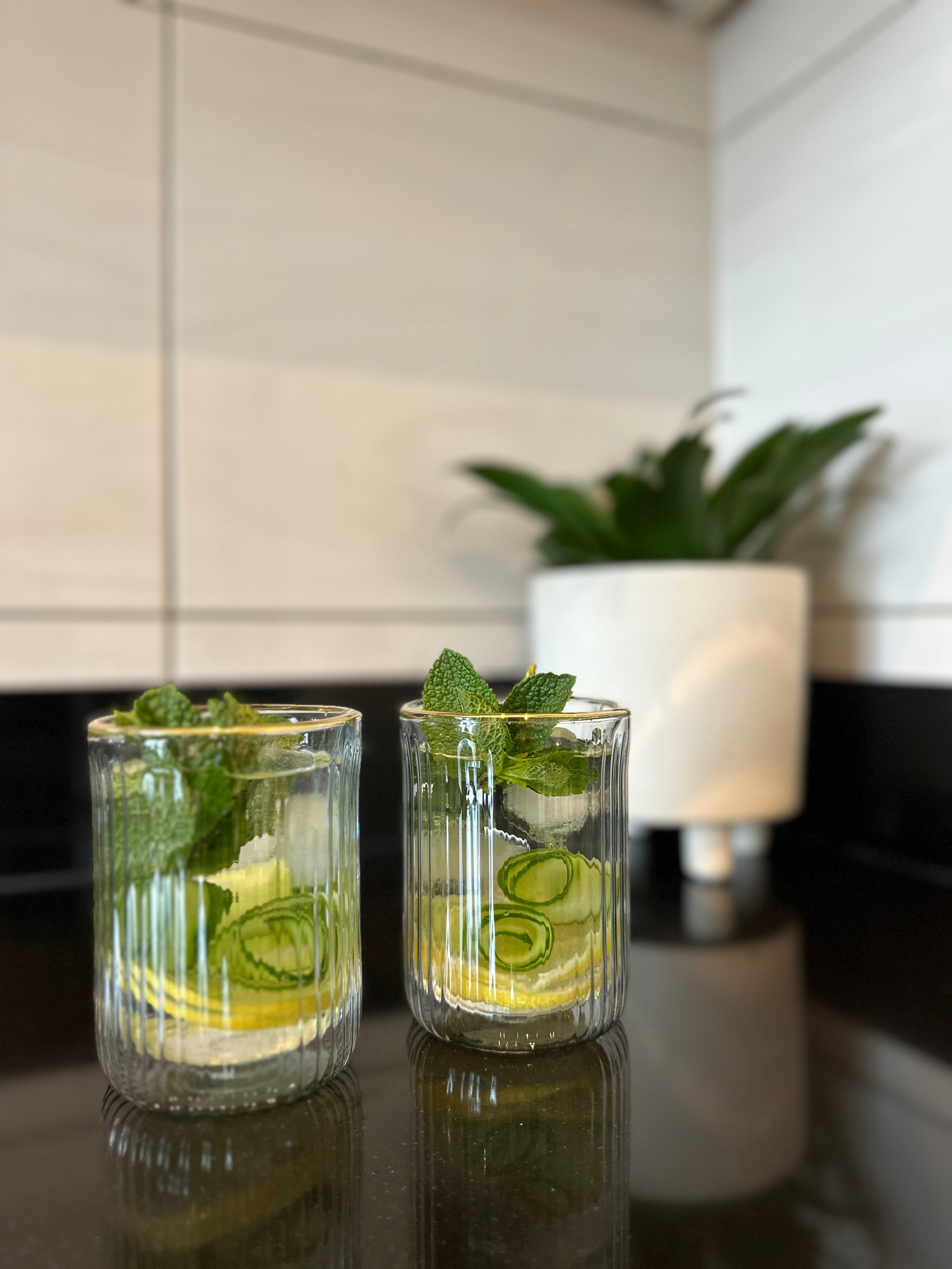 Dubbelwandige glazen | set 2 stuks | 280 ml