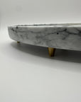 Vivere Interiors | Ovaal marmer dienblad